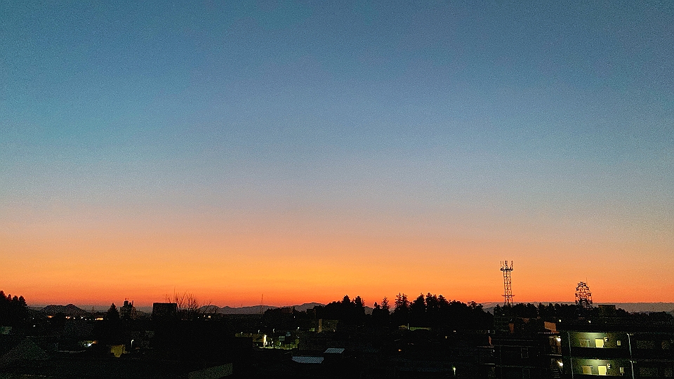 2026年2月12日06時03分の南東の空